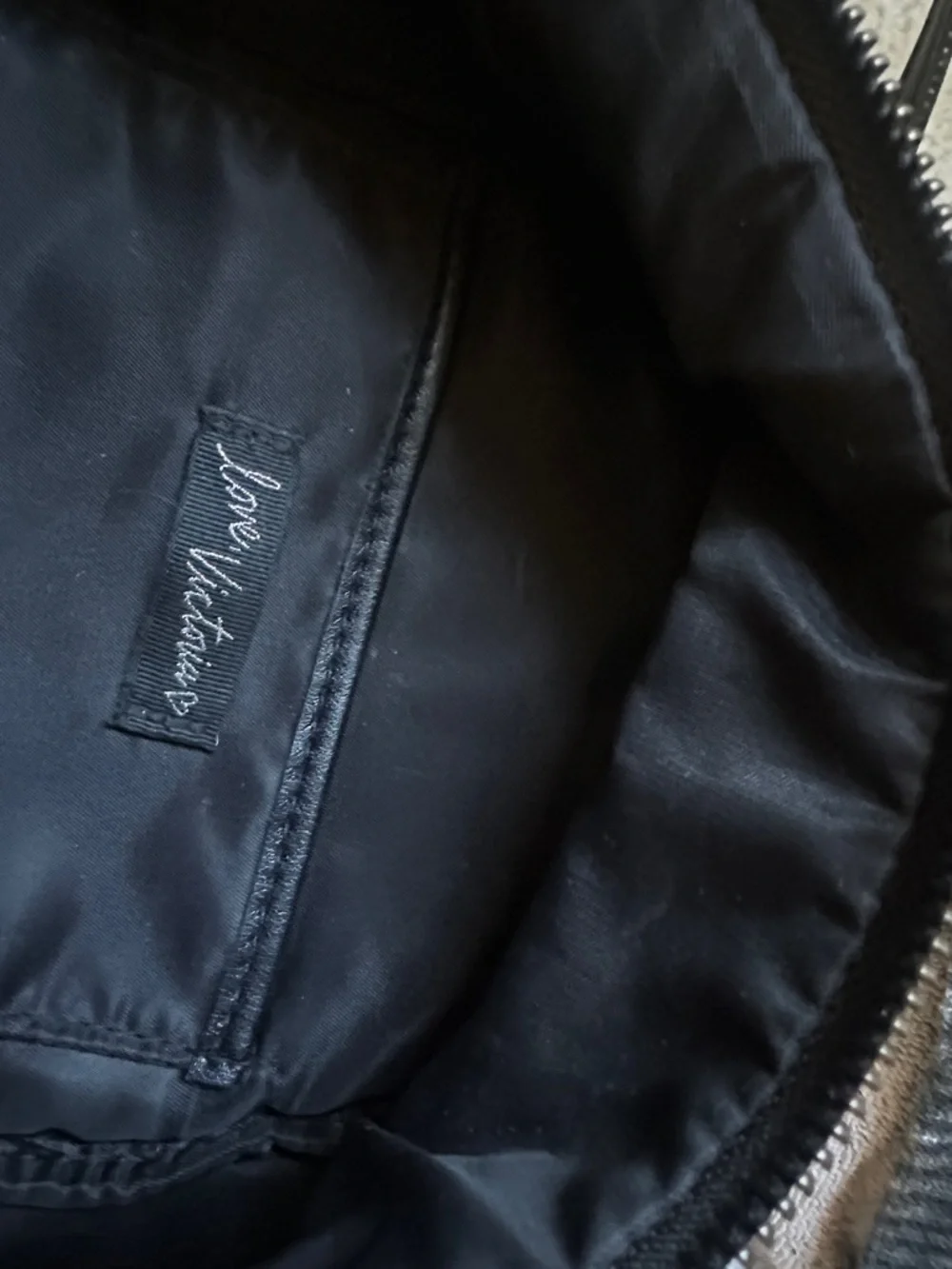 Victoria’s Secret Black Studded Mini Backpack with Gold Accents - Picture 7 of 8